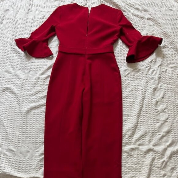 Black Halo Brooklyn Jumpsuit in red Size 0 - Picture 2 of 7